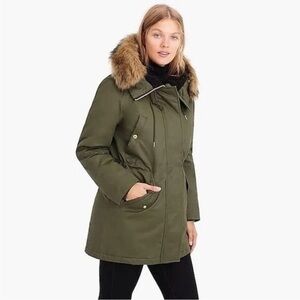 J.Crew Perfect Winter Parka with Eco Friendly Primaloft